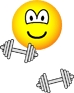 Dumbbells emoticon Free weight training 