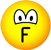 F emoticon talking 