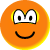 Fake tan emoticon orange 