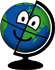 Globe emoticon  