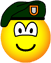 Green beret emoticon  
