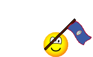 Guam flag waving emoticon animated