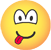 Happy face emoticon  