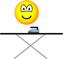 Ironing emoticon  