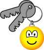 Key ring chain emoticon  