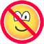 No emoticons  