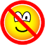 No sad emoticons  