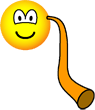 Old hearing trumpet emoticon  