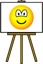 Painted emoticon  