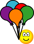 Party balloons emoticon  