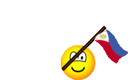 Philippines flag waving emoticon animated