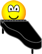 Piano playing emoticon  