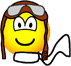 Pilot emoticon Old fashioned 