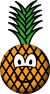 Pineapple emoticon  