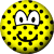 Polka dotted emoticon  