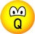 Q emoticon talking 