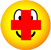 Red cross emoticon  