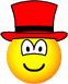 Red hat emoticon Six Thinking Hats - Emotions and Feelings 