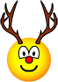 Rudolph the red nosed reindeer emoticon  