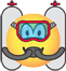 Scubadive emoticon  