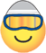 Skier emoticon  