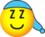Sleeping cap emoticon  