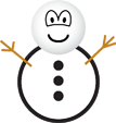 Snowman emoticon  