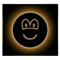 Solar eclipse emoticon  