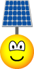 Solar powered emoticon  