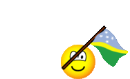 Solomon Islands flag waving emoticon animated