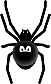 Spider emoticon  