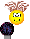 Static electricity emoticon Hair rising 