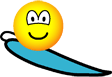 Surfing emoticon  