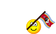 Swaziland flag waving emoticon animated