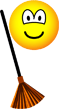 Sweeping emoticon  