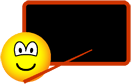 Teacher emoticon Black board 