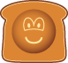 Toast emoticon  