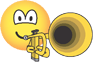 Trumpet emoticon  