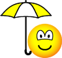 Umbrella emoticon  