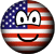 USA emoticon flag 