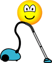 Vacuum cleaner emoticon  