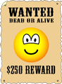 Wanted poster emoticon  