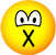 X emoticon talking 