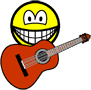 Acoustic guitar smile  