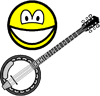 Banjo playing smile  