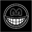 Black hole smile  