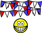 Bunting smile  