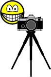 Camera smile with tripod 