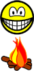 Campfire smile  