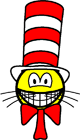 Cat in the hat smile  